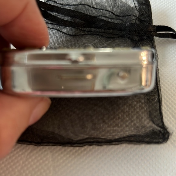 PILL BOX. ENHANCED WITH BLK/WHT CRYSTALS - Picture 3 of 7